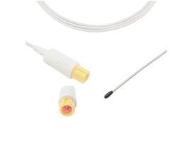 Sonde de température rectale pédiatrique réutilisable Compatible Mindray de A-MR-14, 2.252KΩ, 2pin