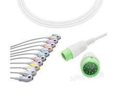 A2045-EE1 Compatible avec le câble EKG rond 12pin