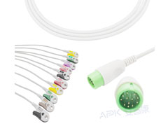 A2045-EE0 Compatible avec le câble EKG rond 12pin IEC