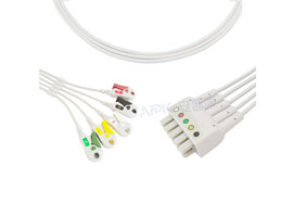 A5157-EL0 GE Marquette Compatible VS type 5 fils câble pince IEC