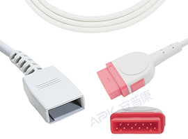 Câble adaptateur IBP Compatible avec les soins de santé GE de A0705-BC01 avec connecteur Utah