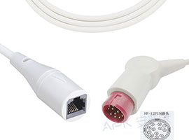 Câble adaptateur IBP Compatible Philips de A0816-BC03 avec connecteur Abbott/Medix
