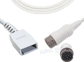 Câble IBP Compatible Mindray de A1318-BC01 12pin, avec connecteur Utah
