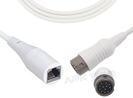 Câble IBP Compatible Mindray de A1318-BC07 6pin, avec connecteur Utah