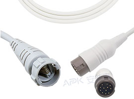 Câble IBP Compatible Mindray de A1318-BC06 12pin, avec connecteur Medex/Argon