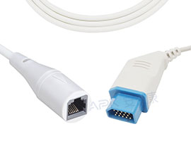 Câble adaptateur IBP Compatible Nihon Kohden de A1411-BC03 avec connecteur Abbott/Medix
