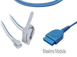 A1315-SW104PU GE health> Marquette Masimo Compatible emballage SpO2 capteur avec 300cm câble 11pi