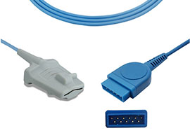 Capteur SpO2 souple adulte Compatible Datex Ohmeda de A1501-SA104PU avec câble 300cm 11pin