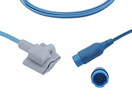A0816-SI105PU Philips Compatible infantile doux SpO2 capteur avec 300cm câble rond 12pin