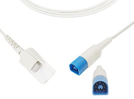 Câble adaptateur SpO2 Compatible Philips de A0816-C03 avec câble 240cm 8pin-DB9