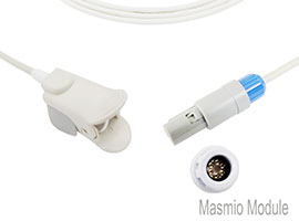 Capteur pédiatrique Compatible d'agrafe de doigt de Mindray de A1315-SP129PV avec le câble de 260cm