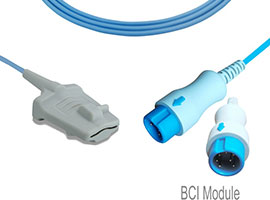 A1318-SA140PU Mindray Compatible adulte pointe souple capteur avec 300cm câble rond 7 broches