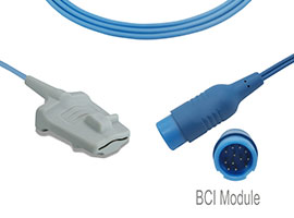 Capteur de pointe souple adulte Compatible Mindray de A1318-SA105PU avec câble 300cm rond 12 broches