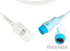 Câble adaptateur SpO2 Compatible Mindray de A1318-C06 avec câble 240cm 7pin-DB9