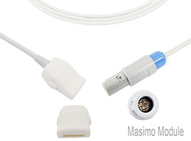 Câble adaptateur SpO2 Compatible Mindray de A1318-C07 avec câble 240cm 6pin-6pin