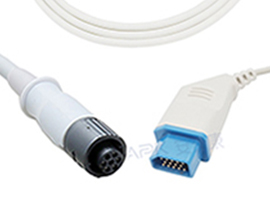 Câble adaptateur IBP Compatible Nihon Kohden de A1411-BC07 avec connecteur logique Medex